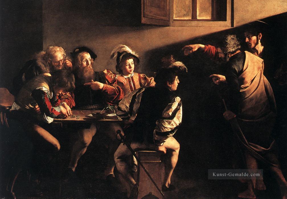 Berufung des Matthäus Caravaggio Ölgemälde